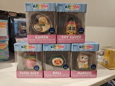 Funko Kawaii Foodies Vinyl Figure Five Below Exclusive Roll Sushi full set picture