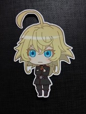 Chibi Saga of Tanya Degurechaff the Evil Glossy Sticker Anime Waterproof picture