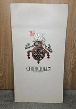 Vintage Churchill’s Restaurant Menu Claremont hotel in Berkeley Oakland  picture