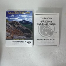 2 copies Trails of the Adirondack High Peak Region Mt Marcy Map VG+ Topographic picture