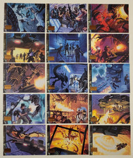 1994 ALIENS PREDATOR UNIVERSE Complete OPERATION Chase INSERT CARD SET A1 -A15 picture