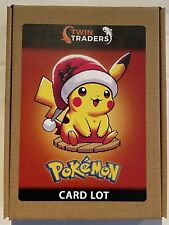50x Pokemon Card Christmas Bundle TCG Rare Holo Genuine Collection With Pikachu picture