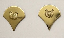 Enlisted Rank Pins: Army Specialist E-4 - gilt pair picture