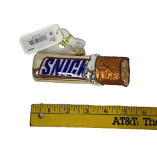 Large Snickers Candy Bar Ornament Unwrapped and Bitten picture