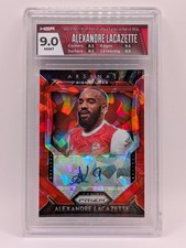 Alexandre Lacazette 2020-21 Panini Prizm Premier League AUTO Red Ice GRADED#S-AL picture
