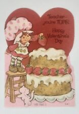 Valentine Card American Greetings Series VB 794-3 Strawberry Shortcake Unused picture