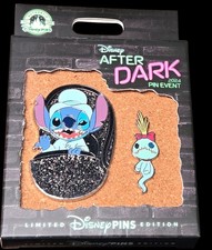 Disney After Dark 2024 Haunted Mansion Stitch & Scrump 2 Pin Set LE 500 WDW picture