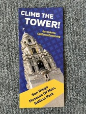 San Diego Museum Of Man VTG Tourist Travel Brochure Balboa Park picture