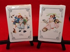 Lot of 2 Vintage Decks Trump Norman Rockwell Couples Playing Cards New Sealed picture
