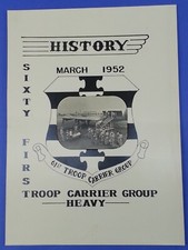 Vintage 1952 61st Sixty First Troop Carrier Group Heavy Picture Korea picture