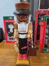 Vtg Steinbach Clog Maker Cobbler Nutcracker Polka Dot Shoes 15” Germany picture