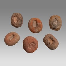 Ancient Egyptian Amarna Terracotta Amulet Mold, 18th Dynasty, 1353–1336 BC picture