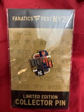 2025 Fanatics Fest Exclusive Wincraft Collector's Pin NY Yankees & Mets /100 picture