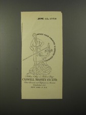 1954 Caswell Massey Jockey Club Cologne Ad - Available at fine men's shops picture