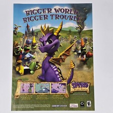 Spyro Attack of the Rhynocs GameBoy Advance Big Print Ad/Poster Official Promo picture