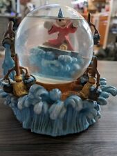 Disney Fantasia Musical Snow Globe Mickey Mouse Working Tested  With Box picture