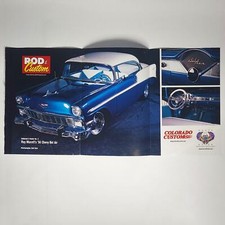 Vintage House of Kolor '56 Chevy Bel Air Print Ad 09/02 Rod & Custom 8.5