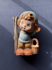 Vintage Ceramic Figurine Little Boy 
