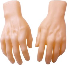 2Pcs Realistic Halloween Fake Hands Spooky Horror Prop Bloody Hand Decorations picture