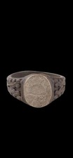 Unique Antique ring Soldiers Central European ww2 era Europe WwII World War Two picture
