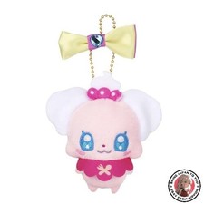 NEW [BANDAI] Petit Cure Pekorin Ribbon Mascot Bonus: Petit Cure Initial Sticker picture