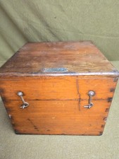 Antique C.L. Berger & Sons Surveying Instruments Case EMPTY picture