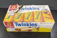 Vintage Hostess Twinkies BOX Snack Cake 1984 Olympics Old Rare picture