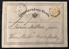Scarce Original Austria 1874 Postcard Origin Postcards Handwritten Neubau picture