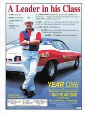 Ronnie Sox North Carolina Sox & Martin Auto Racing Year 1 90S Print Ad Vtg 8X11 picture