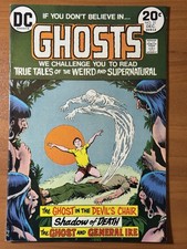 Ghosts #21 Dec 1972 DC Comics Bronze Age Horror Ghost Devil's Chair 20¢ picture