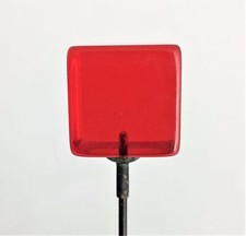 LARGE CHUNKY GLOWING RED BAKELITE HATPIN HP-274 picture