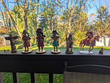 Native American- Statues, Totem, Horse Rider, Some Handmade-- Indian Display picture