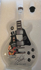 New Jack Daniels Slash Guitar Shaped Glass Decanter Rock n Roll Bar Decor Damage picture