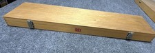 VTG K&E Keuffel Esser Luxylite Ship Curve Drafting Stencil Set Wood Case 43pc picture