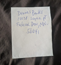 Dennis Banks Handwritten Address Envelope American Indian Movement AIM Activist picture