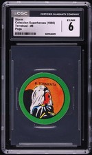 POP 1, 6^: 1980 Marvel Terrabusi STORM Rookie Pogs Disc #8 CGC 6 EX-NM Spain RC picture