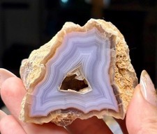 Coyamito Agate Nodule | Rare Banded Chihuahua Mexico Collector Specimen picture