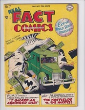 REAL FACT COMICS #17 DC 1948 1 PG BABE RUTH STORY BILL CORRIGAN APPEARANCE RARE picture