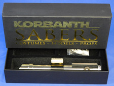 KORBANTH SABERS AOTC-4 EMPTY LIGHTSABER HILT picture