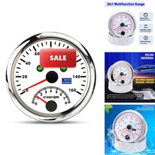 ARTILAURA GPS Speedometer 0-160MPH Tachometer 8000 RPM 85mm 3-3/8
