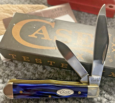 2022 Case XX™ Swell Center Jack 10225 1/2 SS Blue Pearl Kirinite  Pocket Knife picture