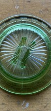 Hazel Atlas Vintage Depression Uranium Ashtray picture
