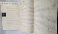 1803 English Manorial Copyhold Document —From The Manor Of Blechingley In Surrey picture