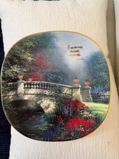 Thomas Kincade “I am the Way” plate picture