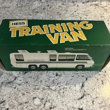 VINTAGE 1978 HESS TOY TRUCK Training Van Collectible ORIGINAL BOX LIGHTS NEW  picture