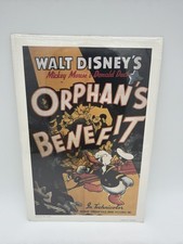 Vintage 1990 Disney Orphan's Benefit Mickey Donald Movie Poster Reproduction picture