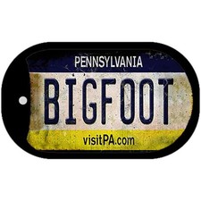 Bigfoot Pennsylvania Novelty Metal Dog Tag Necklace 2