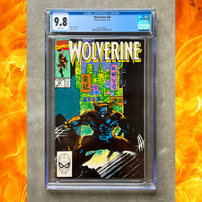 🔥 Wolverine #24 CGC 9.8 NM/M (Marvel 1990) Classic Jim Lee Cover Art 🔥 picture