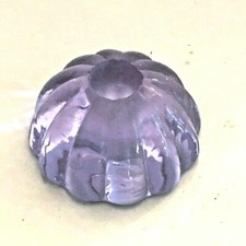 NEW-OLD STOCK MURANO LAVENDER RIBBED HALF DOME BREAK 1-1/2
