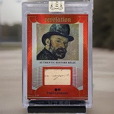 2025 Eternal Revelation World Celebrities Paul Cezanne Handwritten Relic Rare picture